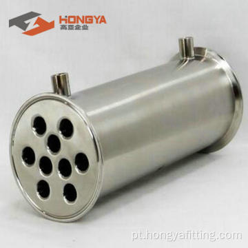 Condensador de aço inoxidável sanitário para extrator BHO